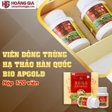 Viên Đông Trùng Hạ Thảo Hàn Quốc 100% 120 Viên