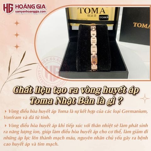 Vòng tay ổn định huyết áp Nhật Bản TOMA