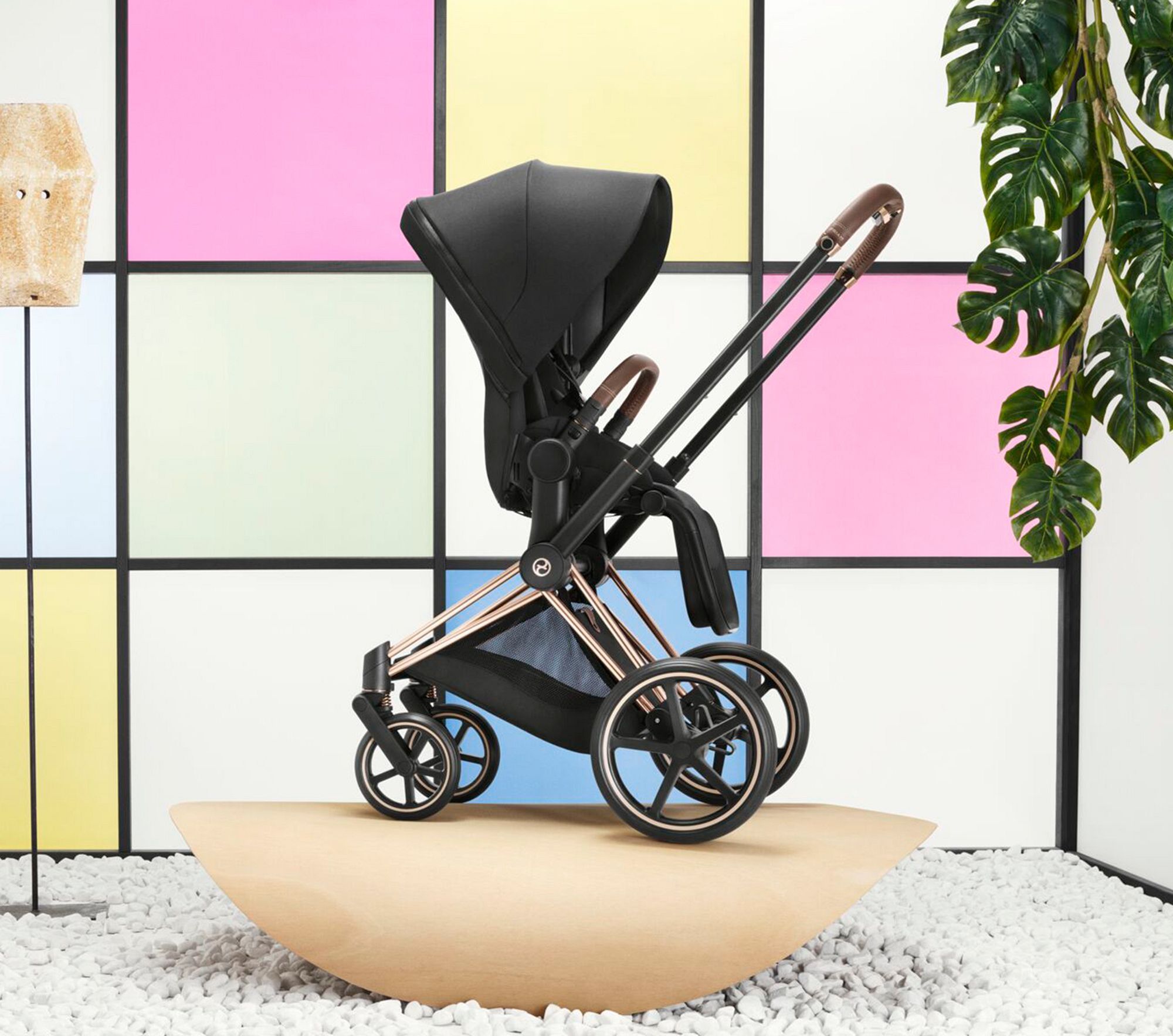 Baby Stroller Cybex Priam Rose Gold 2019 Cybex E-Priam Stroller