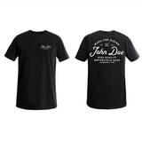  Áo Thun John Doe JD Lettering Black 