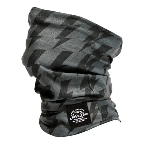 Khăn JOHN DOE Tube Black Grey Flash