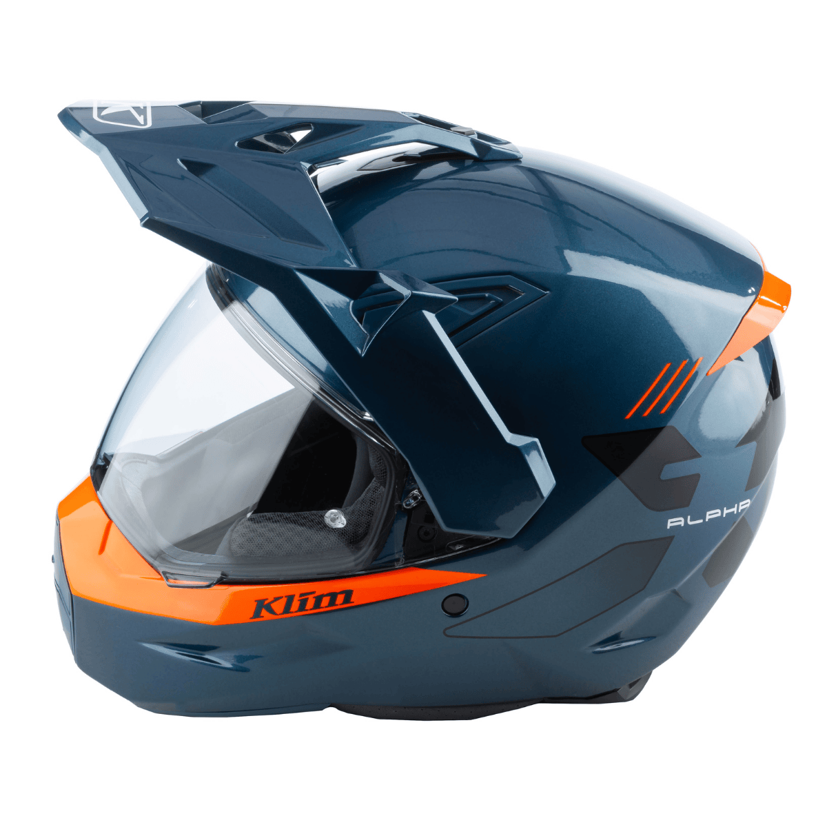 Mũ Adventure KLIM X1 Alpha - Gloss Concept Petrol - Strike Orange 