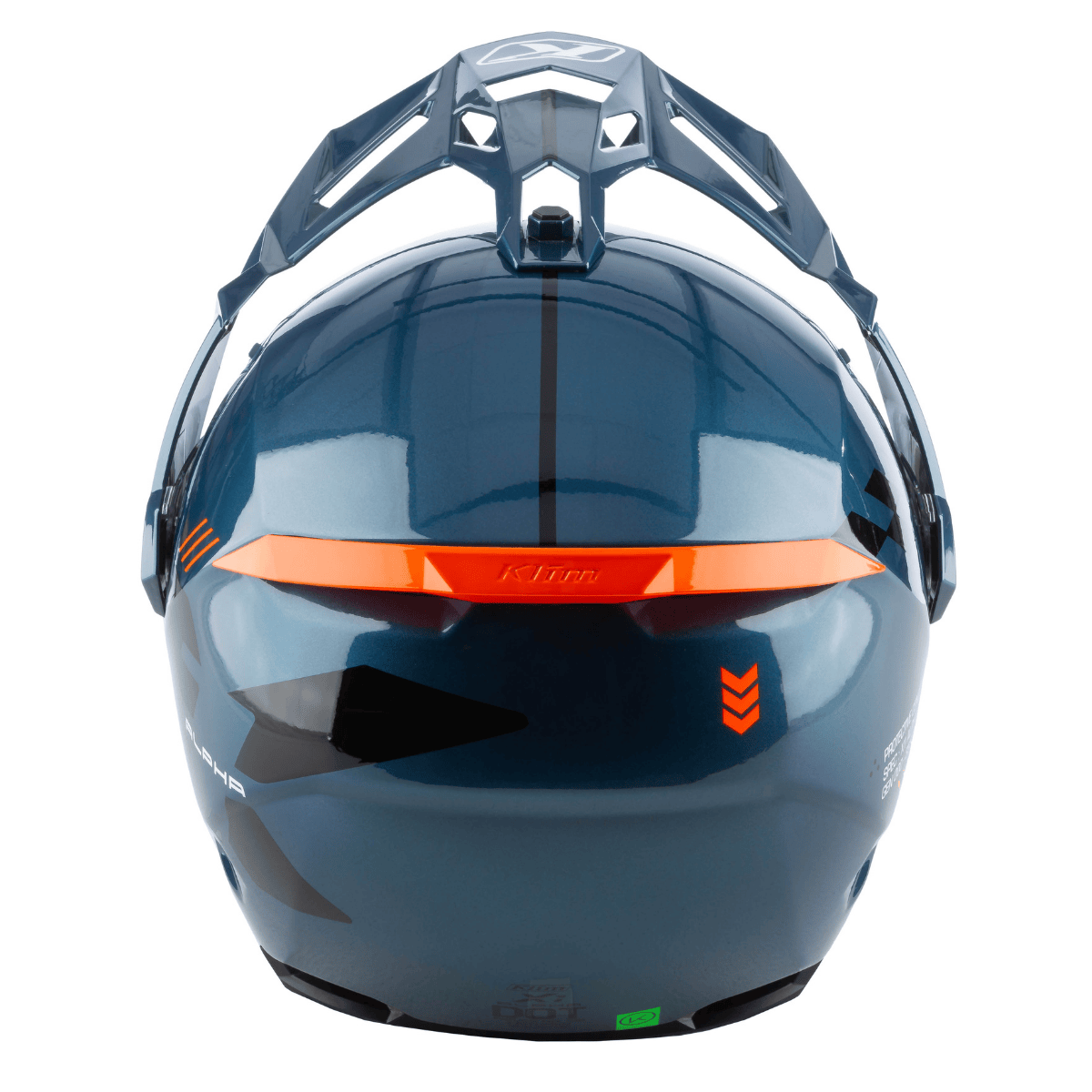  Mũ Adventure KLIM X1 Alpha - Gloss Concept Petrol - Strike Orange 