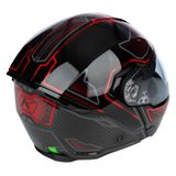  Mũ Lật Cằm KLIM GT1 Expedition - Encrypted Gloss Black Redrock 