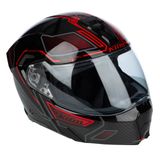  Mũ Lật Cằm KLIM GT1 Expedition - Encrypted Gloss Black Redrock 