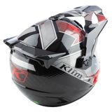  Mũ Adventure Klim Krios Pro Carbon - Spectrum Black - Fiery Red 