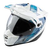 Mũ Adventure Klim Krios Pro Carbon - Spectrum White Blue 