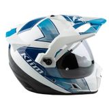  Mũ Adventure Klim Krios Pro Carbon - Spectrum White Blue 