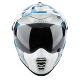  Mũ Adventure Klim Krios Pro Carbon - Spectrum White Blue 