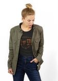  Áo Giáp Denim John Doe Motoshirt Women Olive 