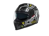  Mũ Fullface Nexx SX.100 Enigma - Black White 