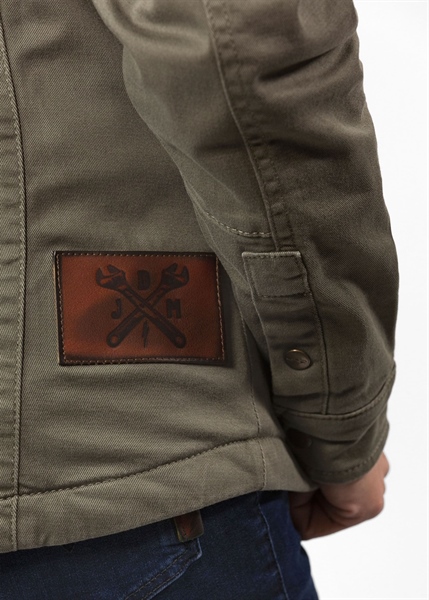 Áo Giáp Denim JOHN DOE Motoshirt Women Olive