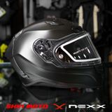  Mũ Fullface Nexx X.R3R Ghost Matt Black Carbon 