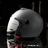  Mũ 3/4 Nexx Y.10 Plain - Nardo Grey 