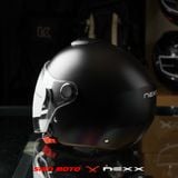  Mũ 3/4 Nexx Y.10 Plain - Black Matt 