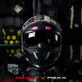 Mũ Fullface Nexx SX.100R Frenetic - Pink Black 
