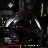  Mũ Fullface Nexx SX.100R Frenetic - Pink Black 
