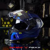  Mũ Fullface Nexx SX.100R Skidder - Blue Neon 