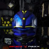  Mũ Fullface Nexx SX.100R Skidder - Blue Neon 