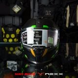  Mũ Fullface Nexx SX.100R Frenetic - Green Black 