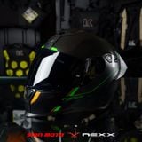  Mũ Fullface Nexx SX.100R Frenetic - Green Black 