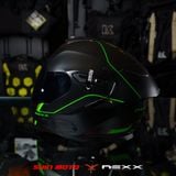  Mũ Fullface Nexx SX.100R Frenetic - Green Black 