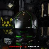  Mũ Fullface Nexx SX.100R Frenetic - Green Black 