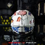  Mũ Fullface Nexx SX.100R Hungry Miles - White 