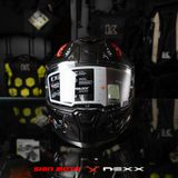  Mũ Fullface Nexx SX.100R Abisal - Black Red Matt 