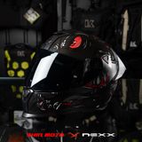  Mũ Fullface Nexx SX.100R Abisal - Black Red Matt 