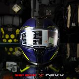  Mũ Fullface Nexx SX.100 Skyway - Blue Neon 