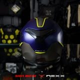  Mũ Fullface Nexx SX.100 Skyway - Blue Neon 