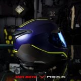  Mũ Fullface Nexx SX.100 Skyway - Blue Neon 