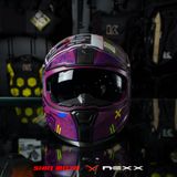  Mũ Fullface Nexx SX.100 Enigma - Aubergine 