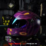  Mũ Fullface Nexx SX.100 Enigma - Aubergine 