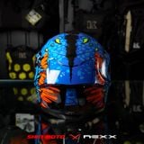  Mũ Fullface Nexx SX.100R Abisal - Blue Neon 