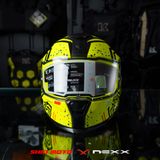  Mũ Fullface Nexx SX.100 Enigma - Neon Black 