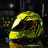  Mũ Fullface NEXX SX.100 Enigma - Neon Black 