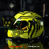  Mũ Fullface NEXX SX.100 Enigma - Neon Black 