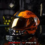  Mũ Fullface Nexx SX.100R Hungry Miles - Orange 