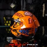  Mũ Fullface Nexx SX.100R Hungry Miles - Orange 