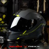  Mũ Fullface NEXX SX.100R Frenetic - Neon Grey 