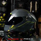  Mũ Fullface NEXX SX.100R Frenetic - Neon Grey 