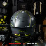  Mũ Fullface NEXX SX.100R Frenetic - Neon Grey 