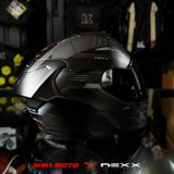  Mũ Fullface NEXX SX.100R Gridline - Black Grey 