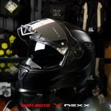  Mũ Fullface Nexx SX.100 Core Matt Black 