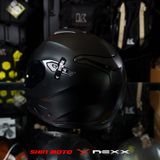  Mũ Fullface Nexx SX.100 Core Matt Black 