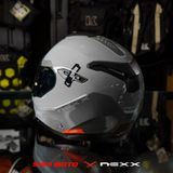  Mũ Fullface Nexx SX.100 Skyway - Grey Red 