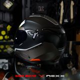  Mũ Fullface Nexx SX.100 Skyway - Black Grey 