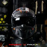  Mũ Fullface Nexx SX.100R Skidder - Black Grey 